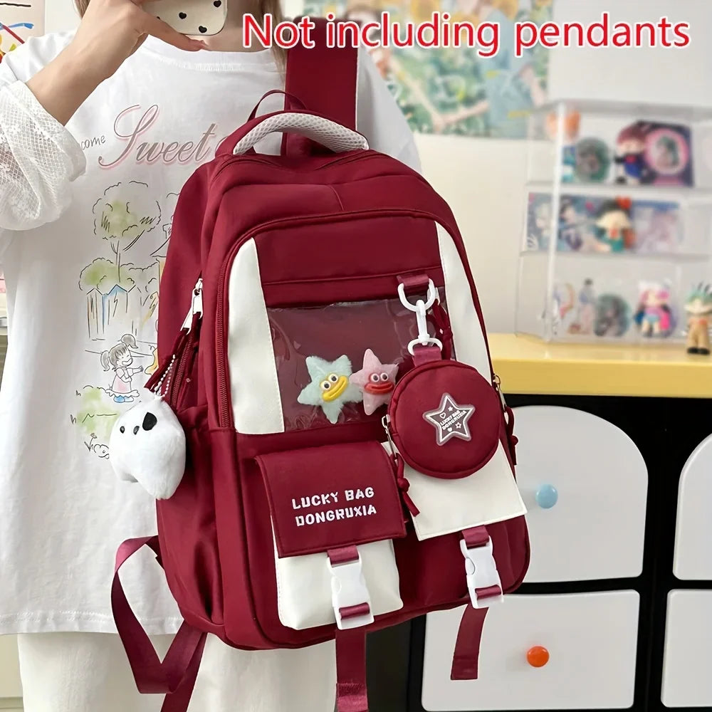 College Backpack for Middle School and High School Students, Versatile Large Capacity Backpack, Computer Backpack - Baby's