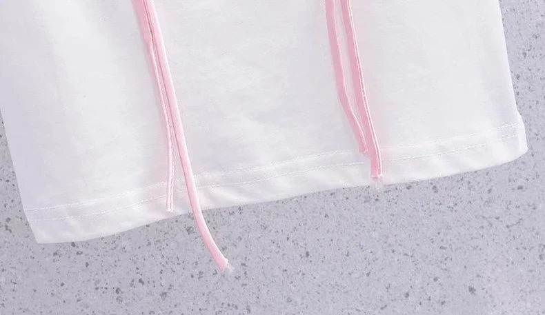 Child House Clothing Elementary Girl Summer Clothes Kids Set Korean Children's  Girly Setup Outdoor Top Girls Outfit Sets