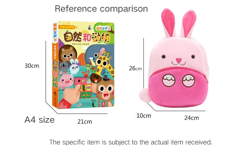 Cute Animals Cartoon Plush Children Backpacks Schoolbag Girls Boys casual Baby Bags - Baby's World (view 9)