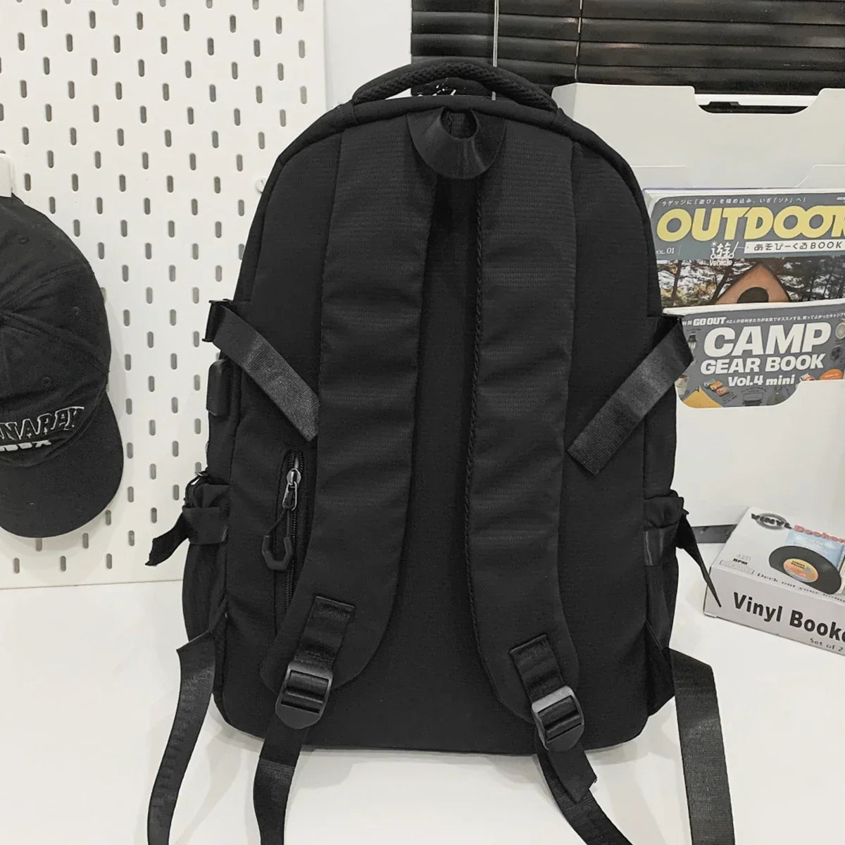 Schoolbag Unisex New Japanese Simple High School Student Junior High School Student Large-Capacity Backpack - Baby's World
