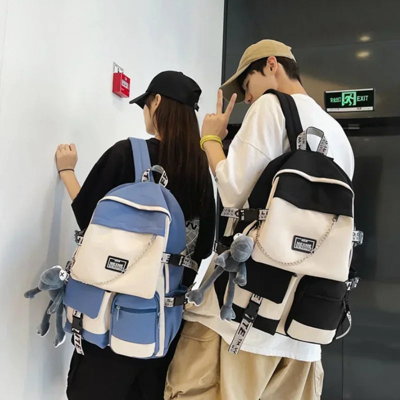 2025 Fashion Schoolbag Female Student Backpack Large Capacity Fashion Boy Backpack Computer Bag Femal School Backpack Travel