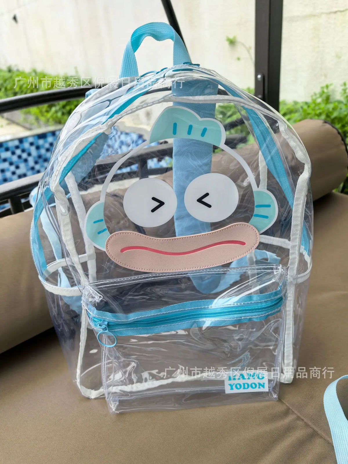 Sanrio Hello Kitty Y2K Waterproof Transparent Backpack Cute Cinnamoroll Cartoon Pvc Large Capacity Storage Bag Student