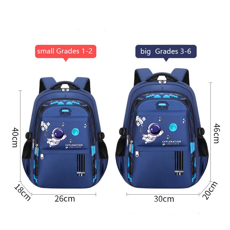 Kids Backpack Children School Bags for Boys Astronaut School Backpack Waterproof Primary Book Bag Mochila Infantil - Baby's