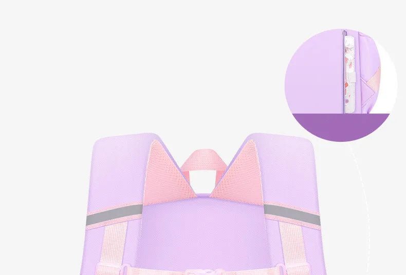 Cute Student Backpack 3pcs/set Primary Schoolbag Rabbits and quicksand Kawaii Student Backpack Teenage Girls Handbag
