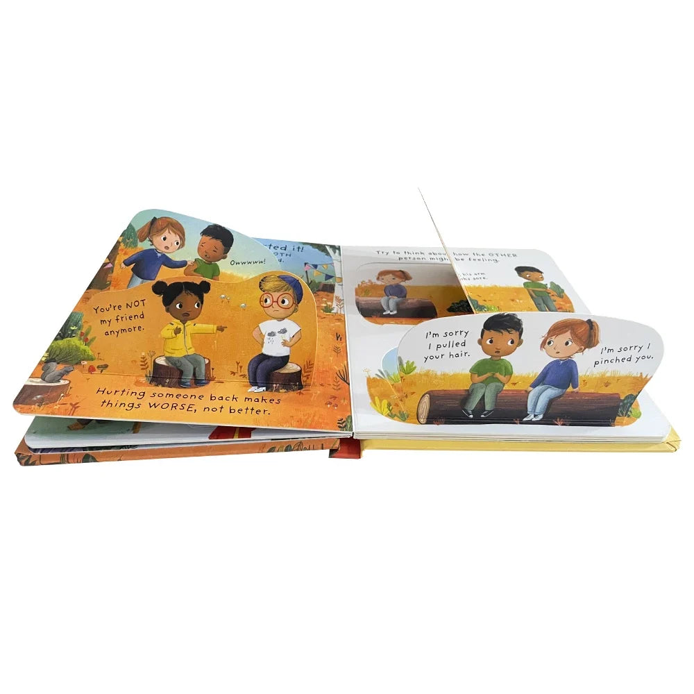 Usborne Lift The Flap Very First Questions & Answers Why Should I Say Sorry ? 3D Flap Picture Books for Kids Baby English Books
