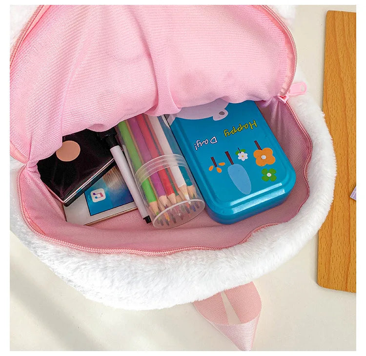 Sweet Girl Schoolbag Plush Puppy Cat Children's Backpack - Baby's World (view 13)