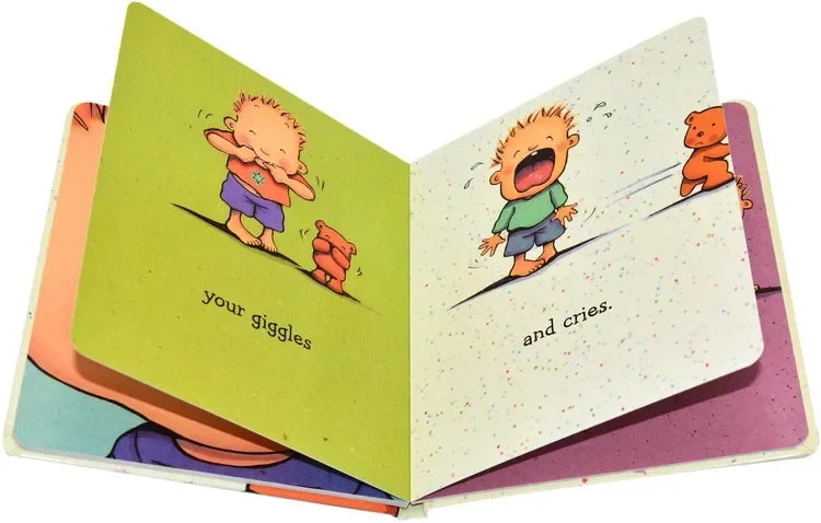 Kids English Picture Cardboard Book Emotions & Feelings Enlightenment Leaning Bedtime Story for Children Montessori Teaching Aid