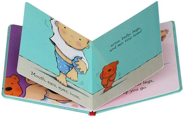 Kids English Picture Cardboard Book Emotions & Feelings Enlightenment Leaning Bedtime Story for Children Montessori Teaching Aid
