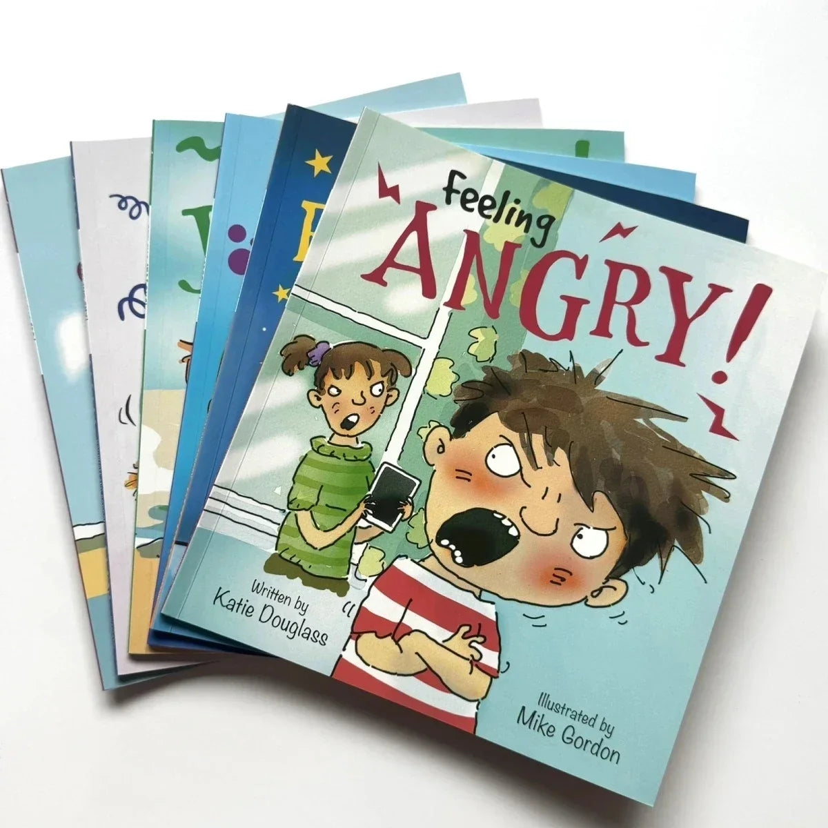 6 Books Everyday Feelings and Emotions Children's English story book help child be reader early education learning gift For kids