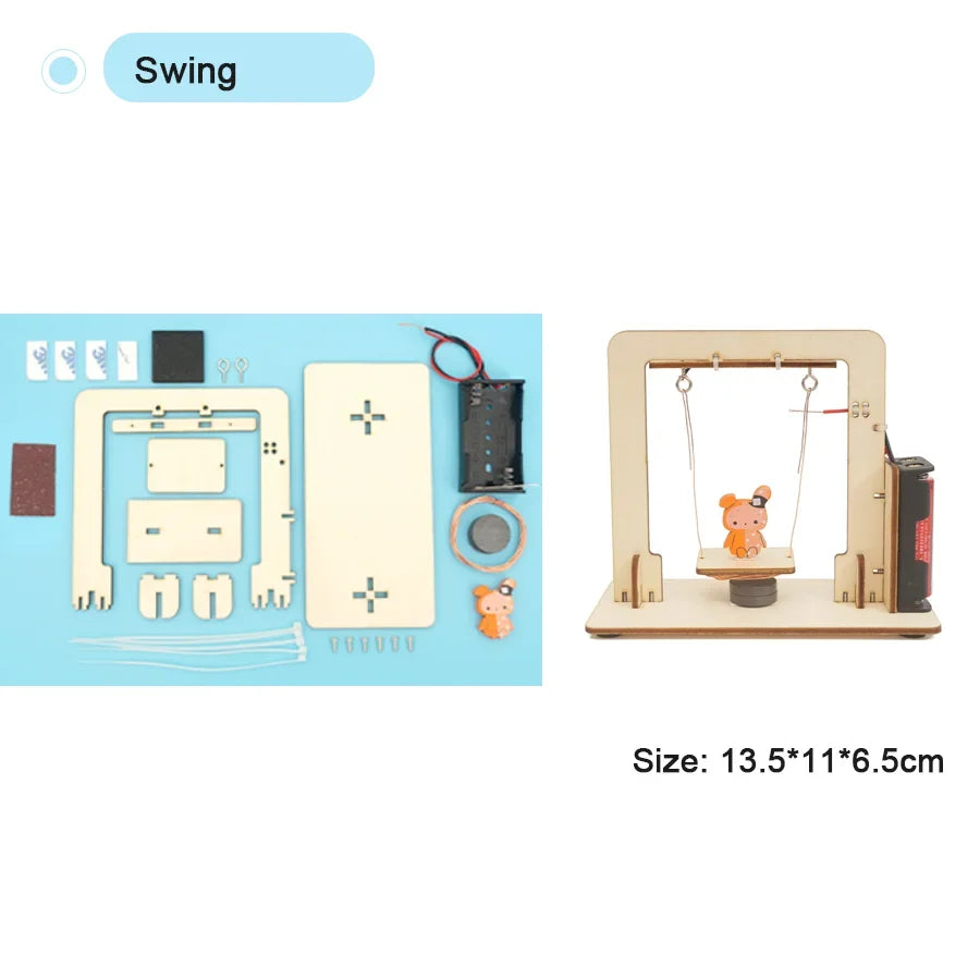 DIY Physical Model Science Experiment Educational Toy Handmade Small Production Assembly Craft Technology Project for School Kid