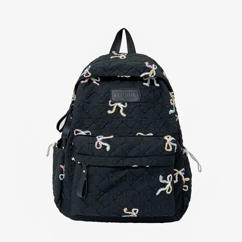 Sweet Backpacks For Girl Embroidery Bow | Baby's World Bangladesh