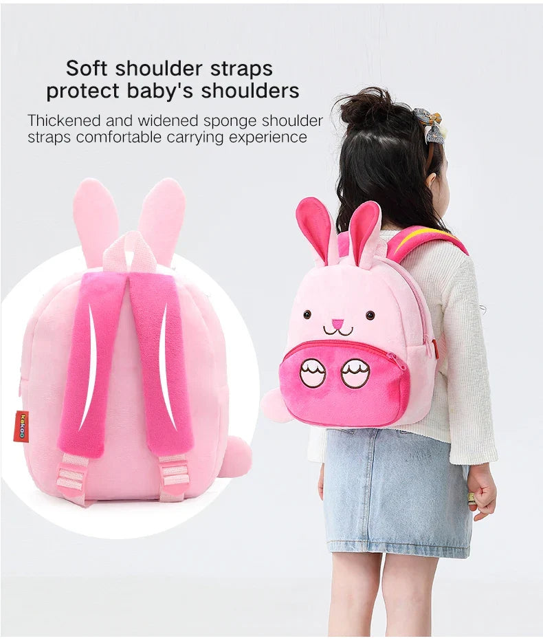 Cute Animals Cartoon Plush Children Backpacks Schoolbag Girls Boys casual Baby Bags - Baby's World (view 15)