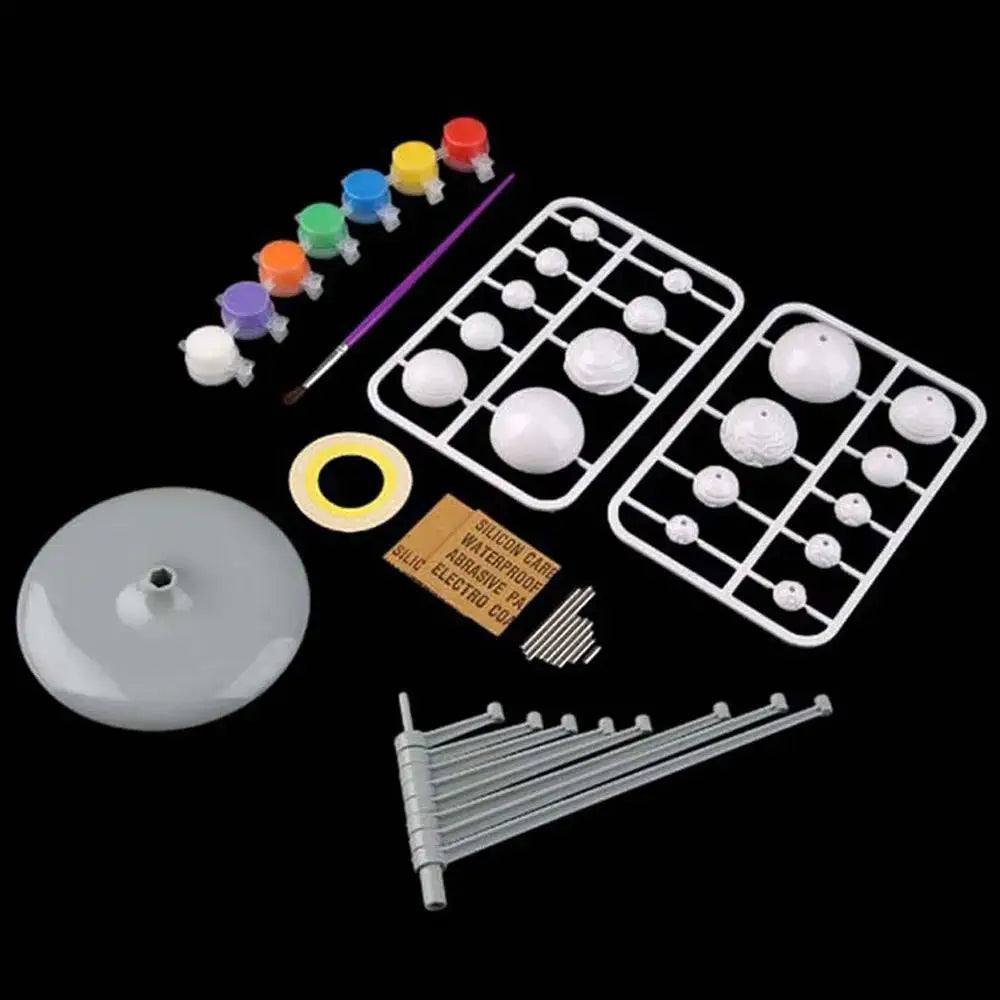 Solar System Nine Planets Planetarium Model Kit Astronomy Science Project DIY Kids Gift Worldwide Sale Early Education For Child