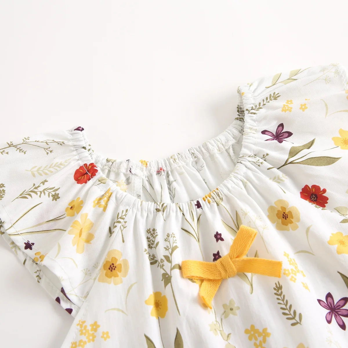 Summer Flower Infants Outfits Sets Casual Newborn Tops + Bottoms 2pcs Cotton