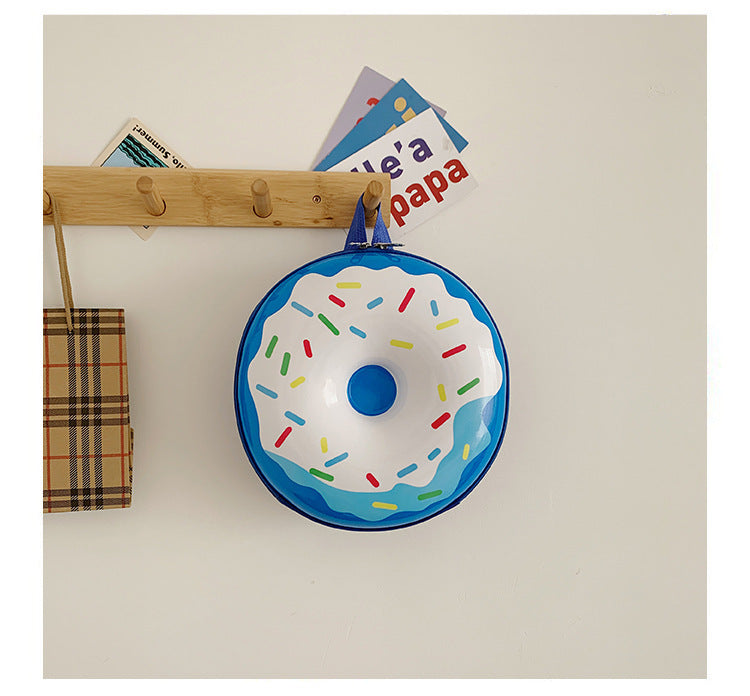 Cartoon Kids Backpack Cute Donut Eggshell | Baby's World Bangladesh