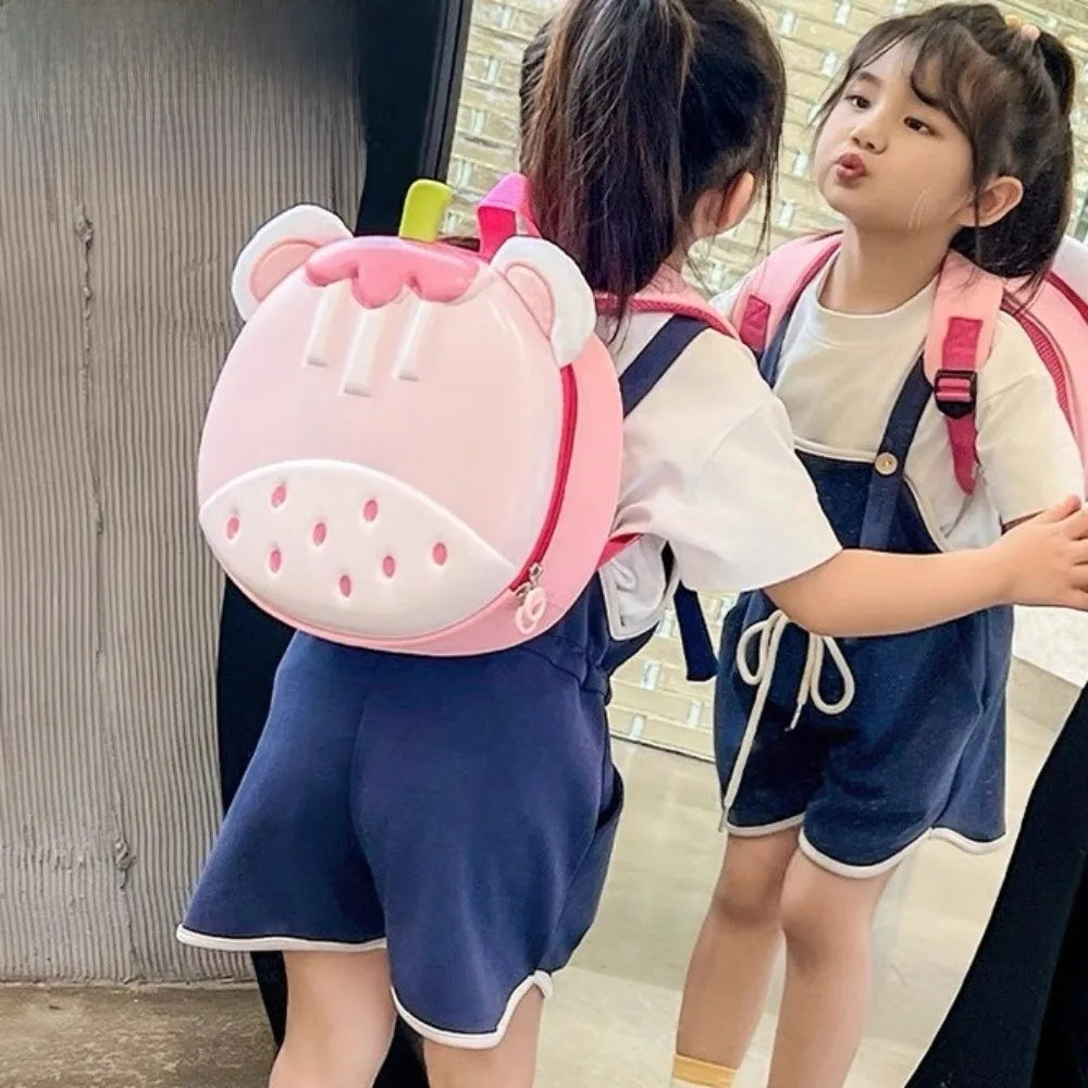 Fashion Cartoon Children's Backpack Fruit EVA Kids Backpack Kindergarten Eggshell Student School Bag Gifts - Baby's World