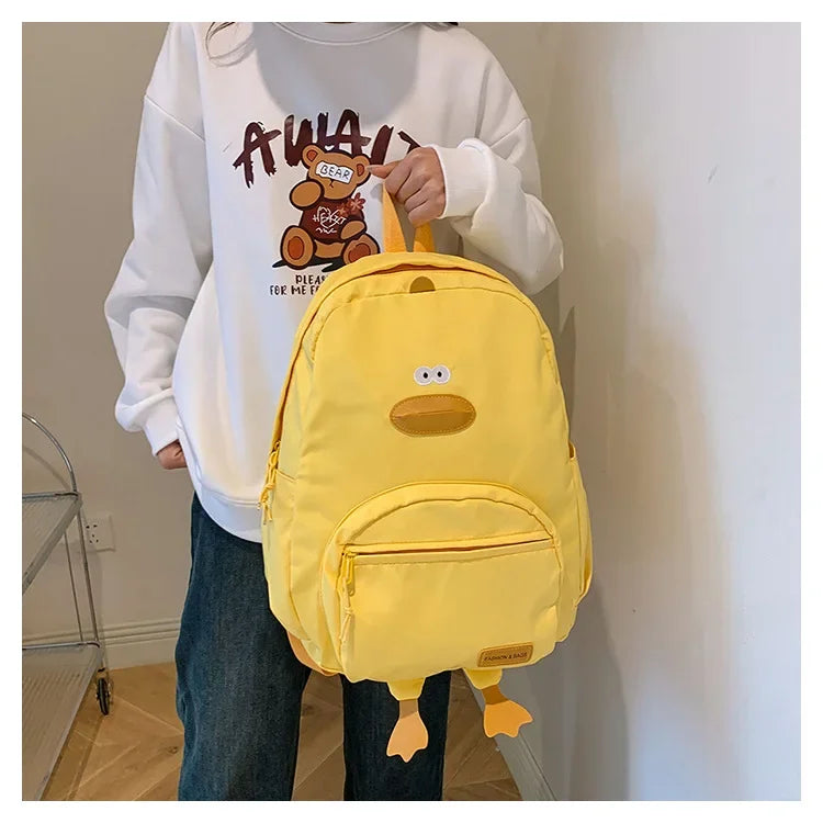 New Cartoon Duck Backpack Designer Cute | Baby's World Bangladesh