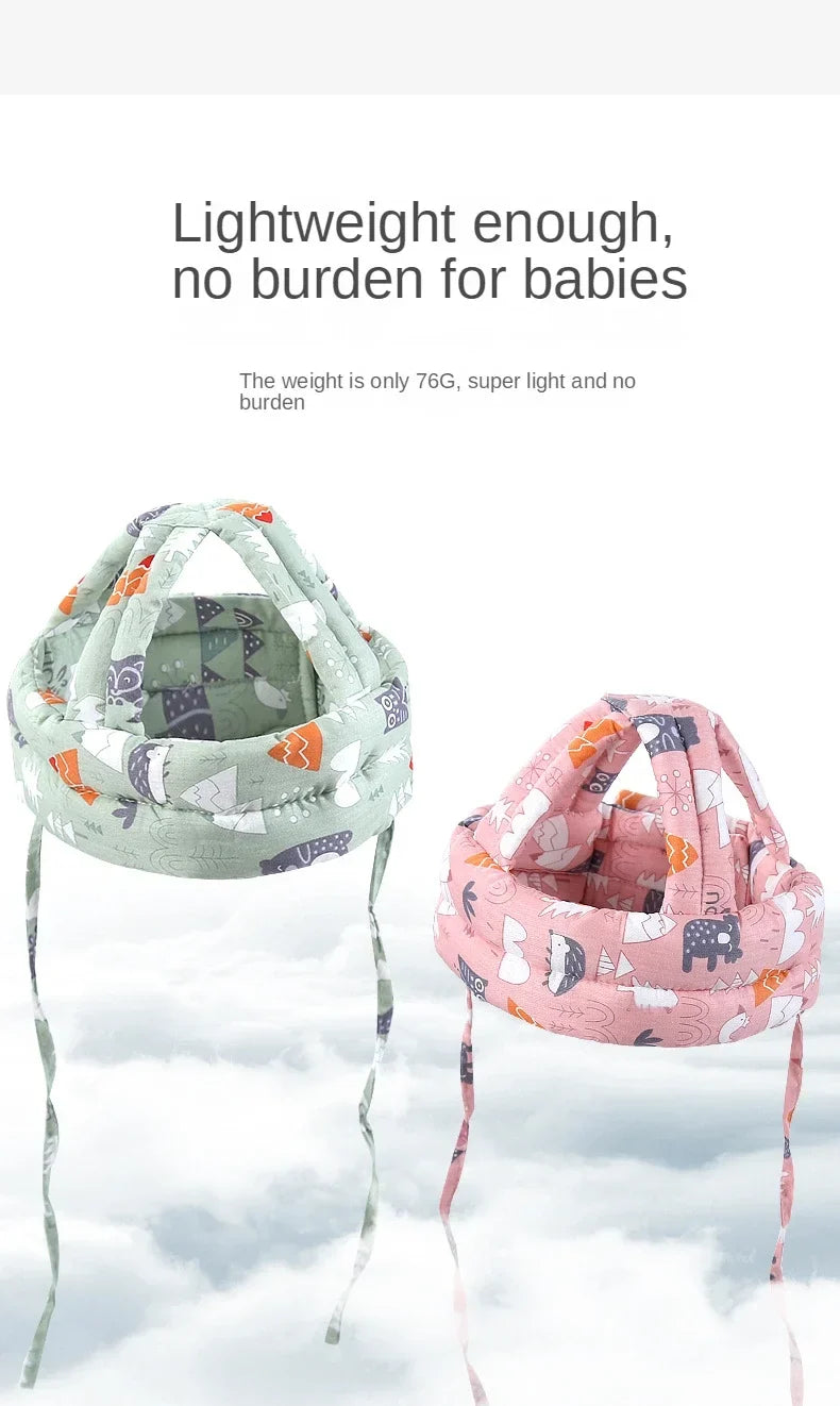 Anti-collision Protective Hat Baby Safety Helmet Soft Comfortable Head Security & Protection Adjustable Hats Baby Toddler Cap