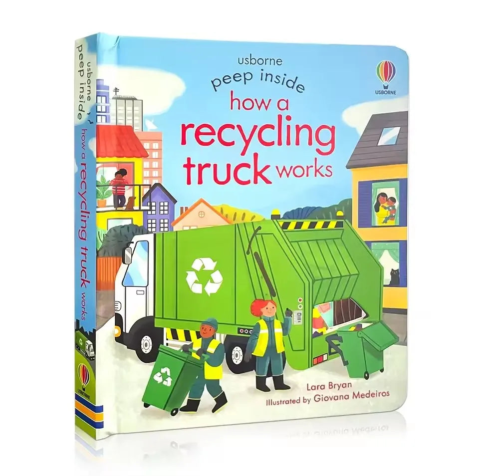 Usborne Peep Inside How Works Series Scientific Knowledge Learning Picture Book in English Daily Bedtime Reading Book