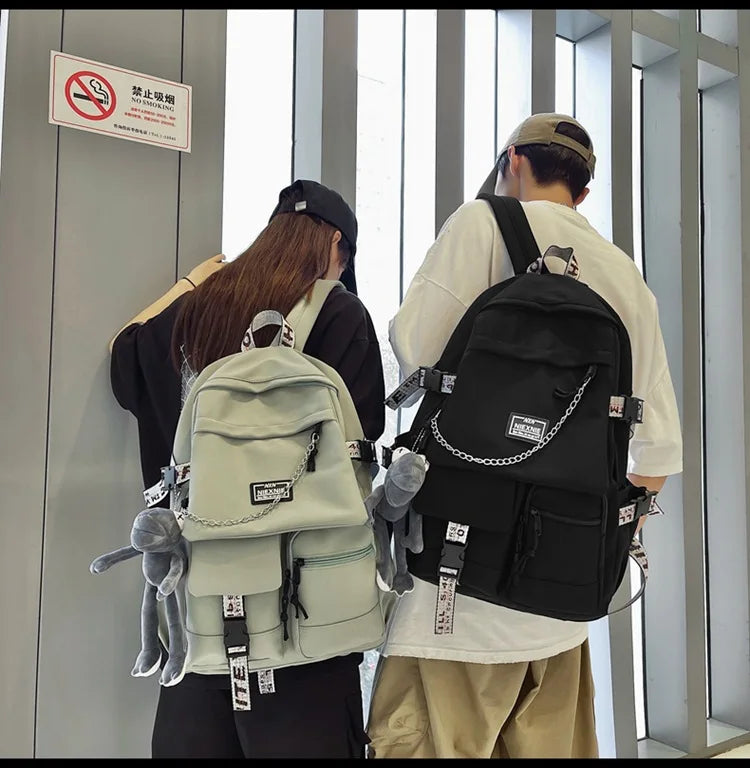 2025 Fashion Schoolbag Female Student Backpack Large Capacity Fashion Boy Backpack Computer Bag Femal School Backpack Travel