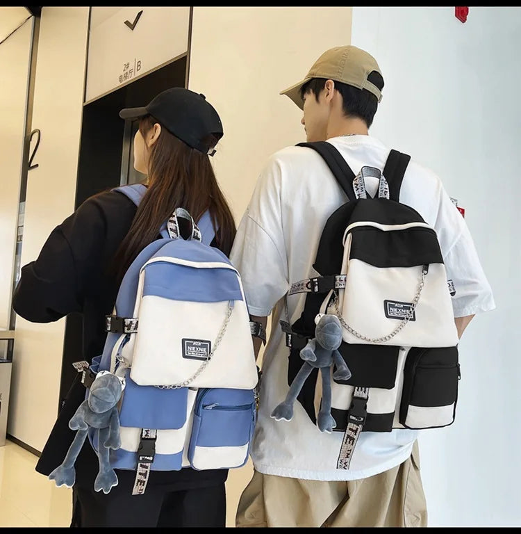 2025 Fashion Schoolbag Female Student Backpack Large Capacity Fashion Boy Backpack Computer Bag Femal School Backpack Travel