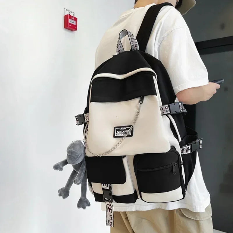 2025 Fashion Schoolbag Female Student Backpack Large Capacity Fashion Boy Backpack Computer Bag Femal School Backpack Travel