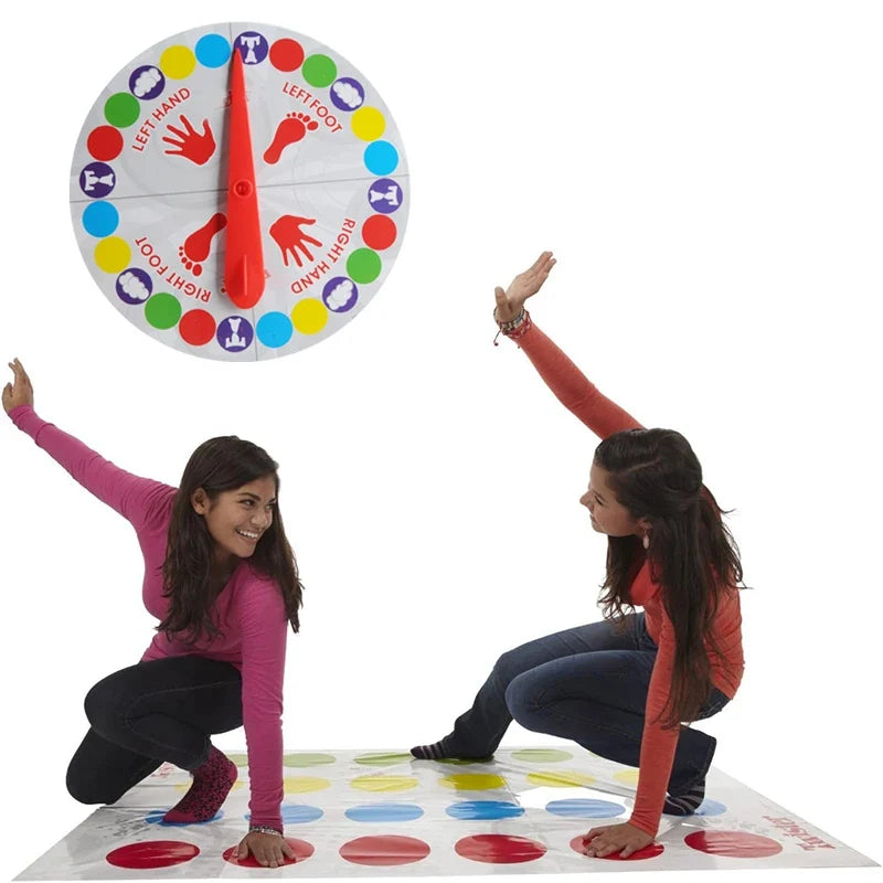 Parent Child Interactive Game Body Balance Blanket Classic Twister Party Children's Body Twisting Music Educational Sports Toys