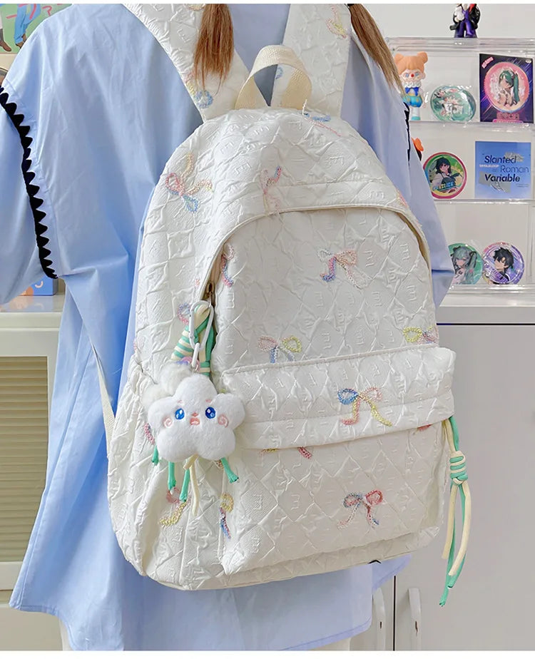 New Cute Western-style Children's Backpack, Cartoon Dolphin Kindergarten Snack Bag, Personalized Embroidery Unique Holiday