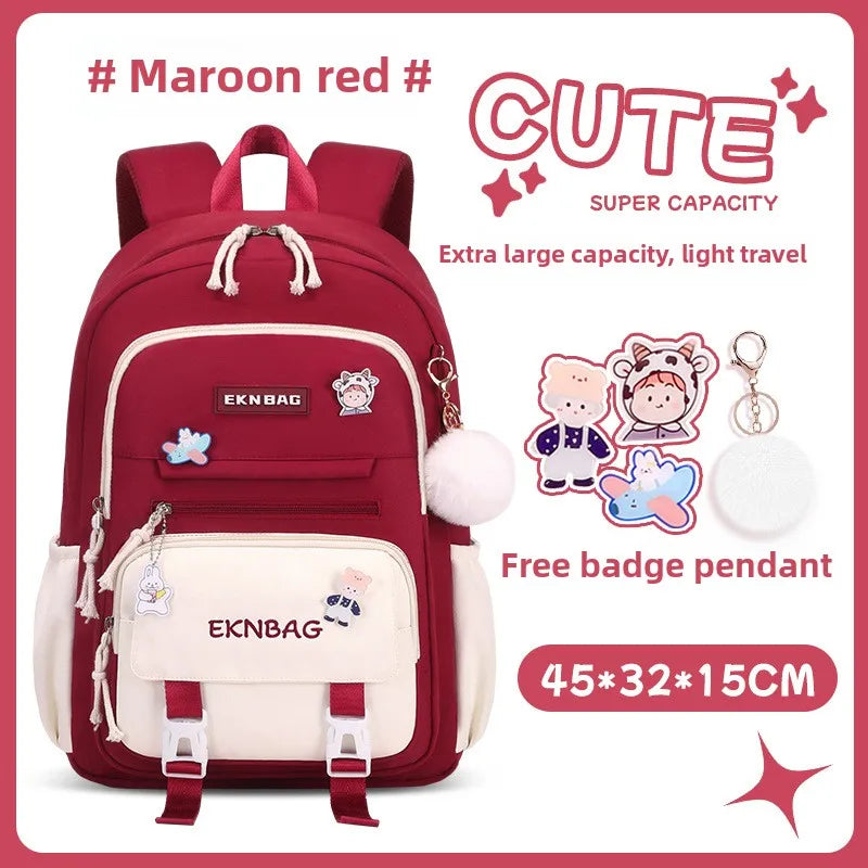Child Girl Backpacks Primary Junior High | Baby's World Bangladesh