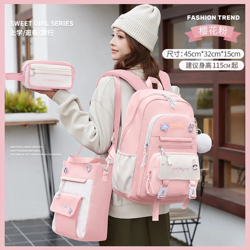 Child Girl Backpacks Primary Junior High | Baby's World Bangladesh