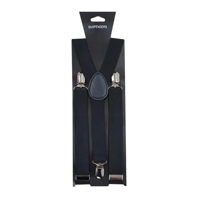 Kids Adjustable Suspenders – Elastic Clip-On Braces for Boys & Girls