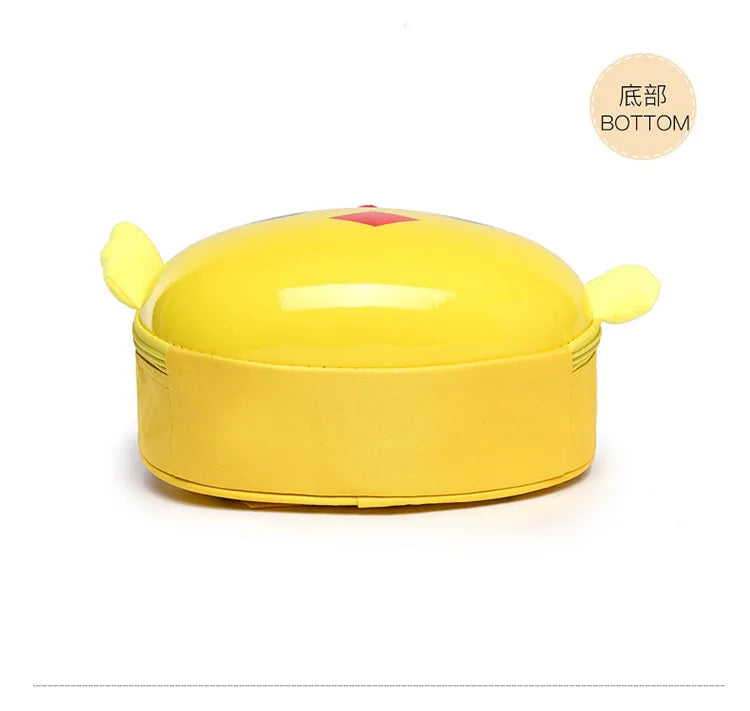Kindergarten cartoon backpack children aged 1-3 boys girls with double shoulder anti loss backpack cute little chicken hard