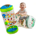 Baby Crawling Roller Montessori Activity Toy with Ball Rattle Games for Babies Development 0 6 12 Months Inflatable Crawling Toy