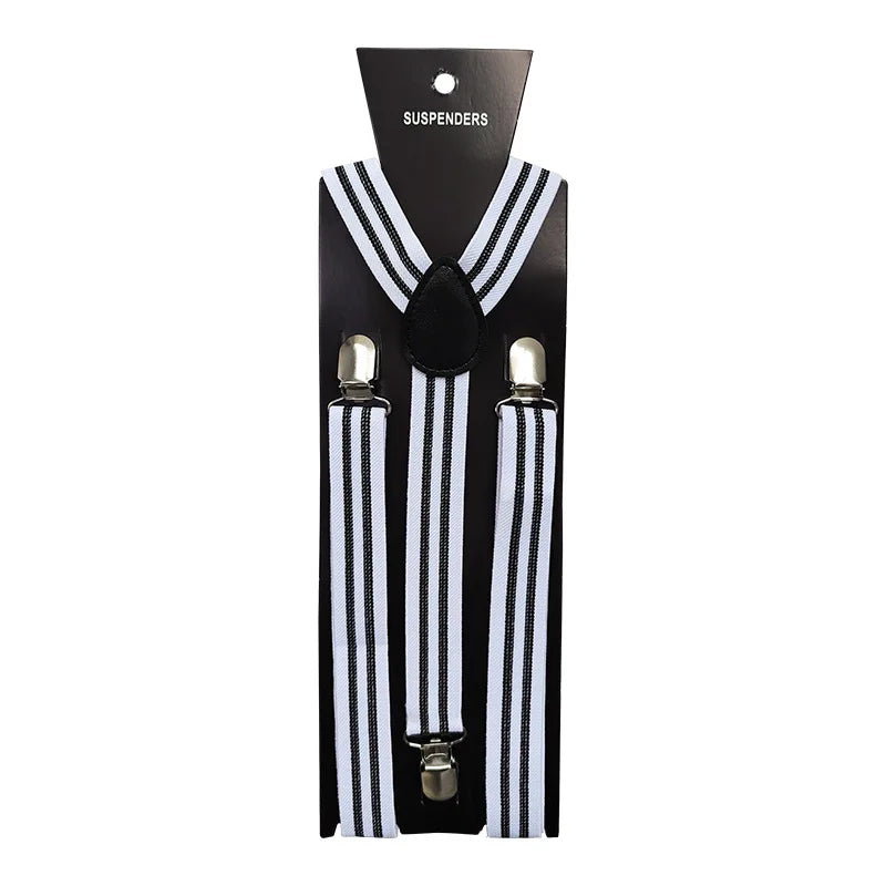 Kids Adjustable Suspenders – Elastic Clip-On Braces for Boys & Girls