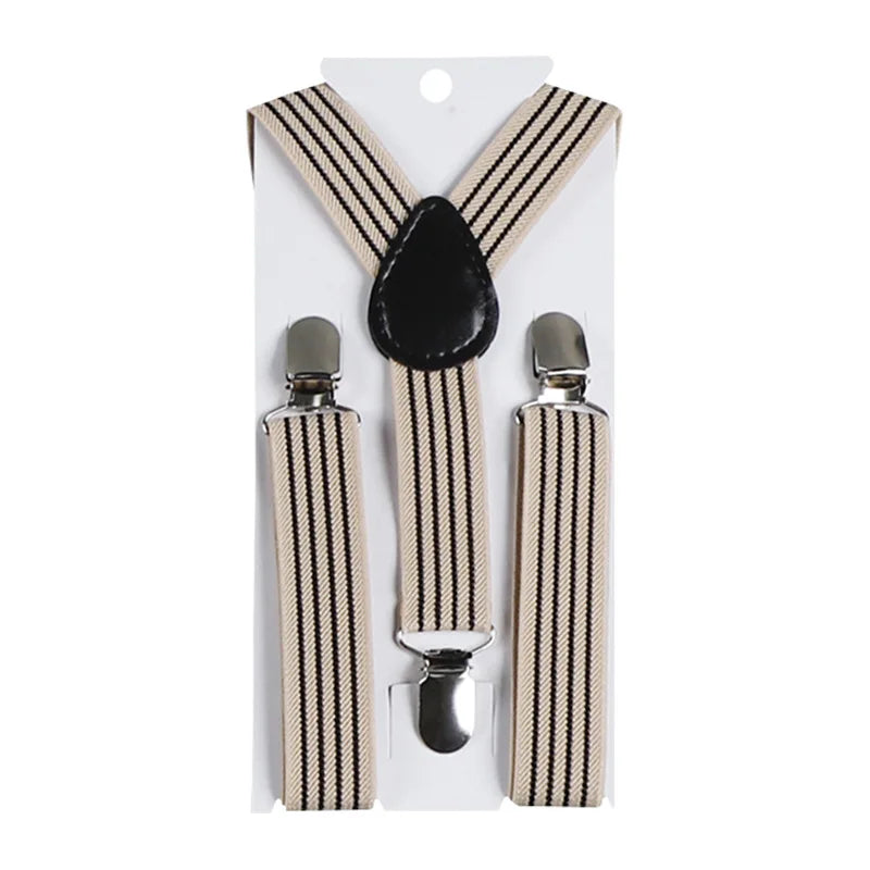 Kids Adjustable Suspenders – Elastic Clip-On Braces for Boys & Girls