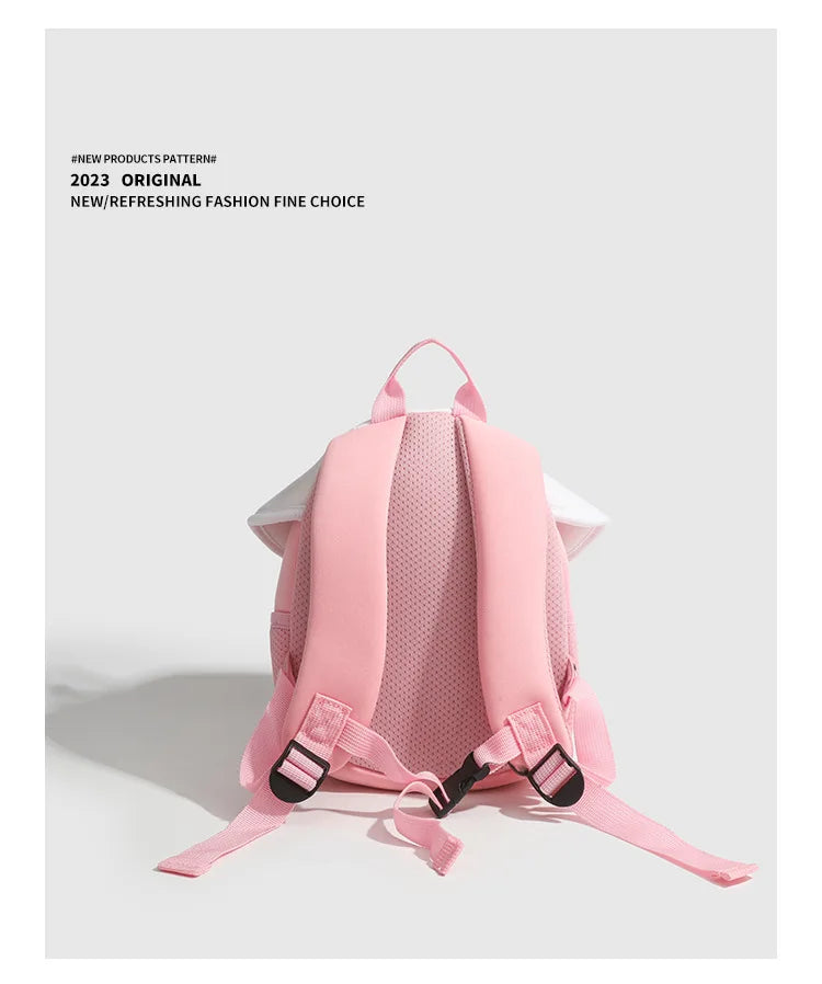 2024 New Korean Version Ice cream Shape Children's Backpack Kindergarten Schoolbag 3-5 Years Old Boys Girls Cute Children