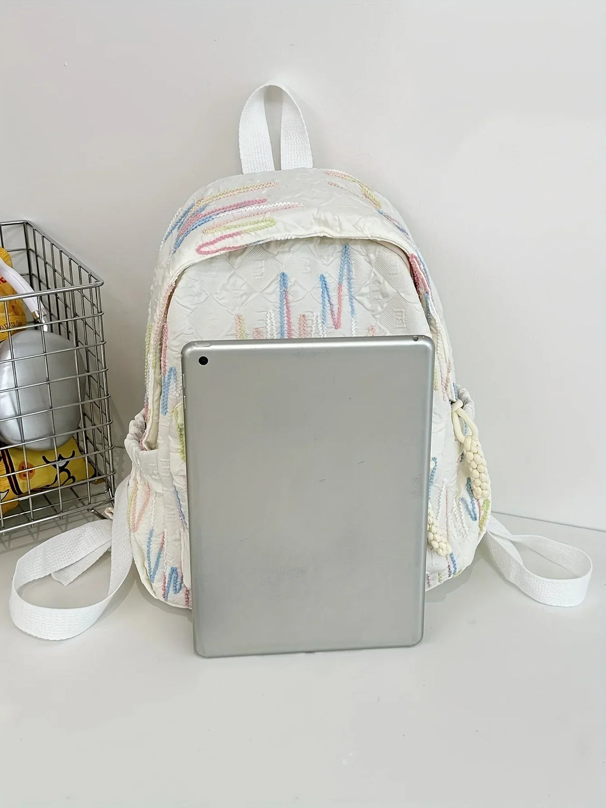 One lady fashion backpack made of nylon, suitable for students and college students - Baby Bag - Baby's World (view 5)
