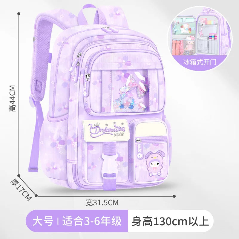 Melody Kuromi Sanrios Backpack Student Bag | Baby's World Bangladesh