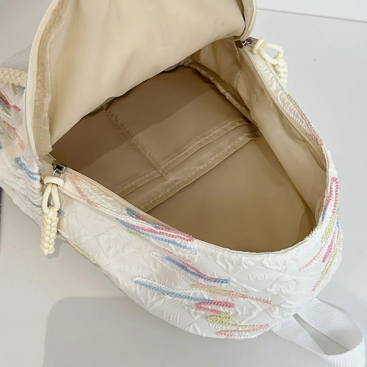 One lady fashion backpack made of nylon, suitable for students and college students - Baby Bag - Baby's World (view 3)