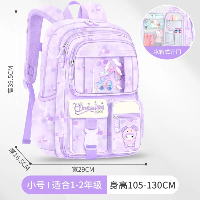 Melody Kuromi Sanrios Backpack Student Bag | Baby's World Bangladesh