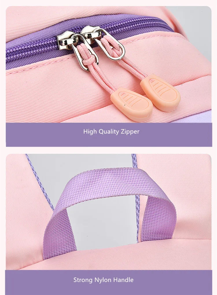 cute school backpack girls schoolbag waterproof book bag student backpack with many pockets elementary school bags for