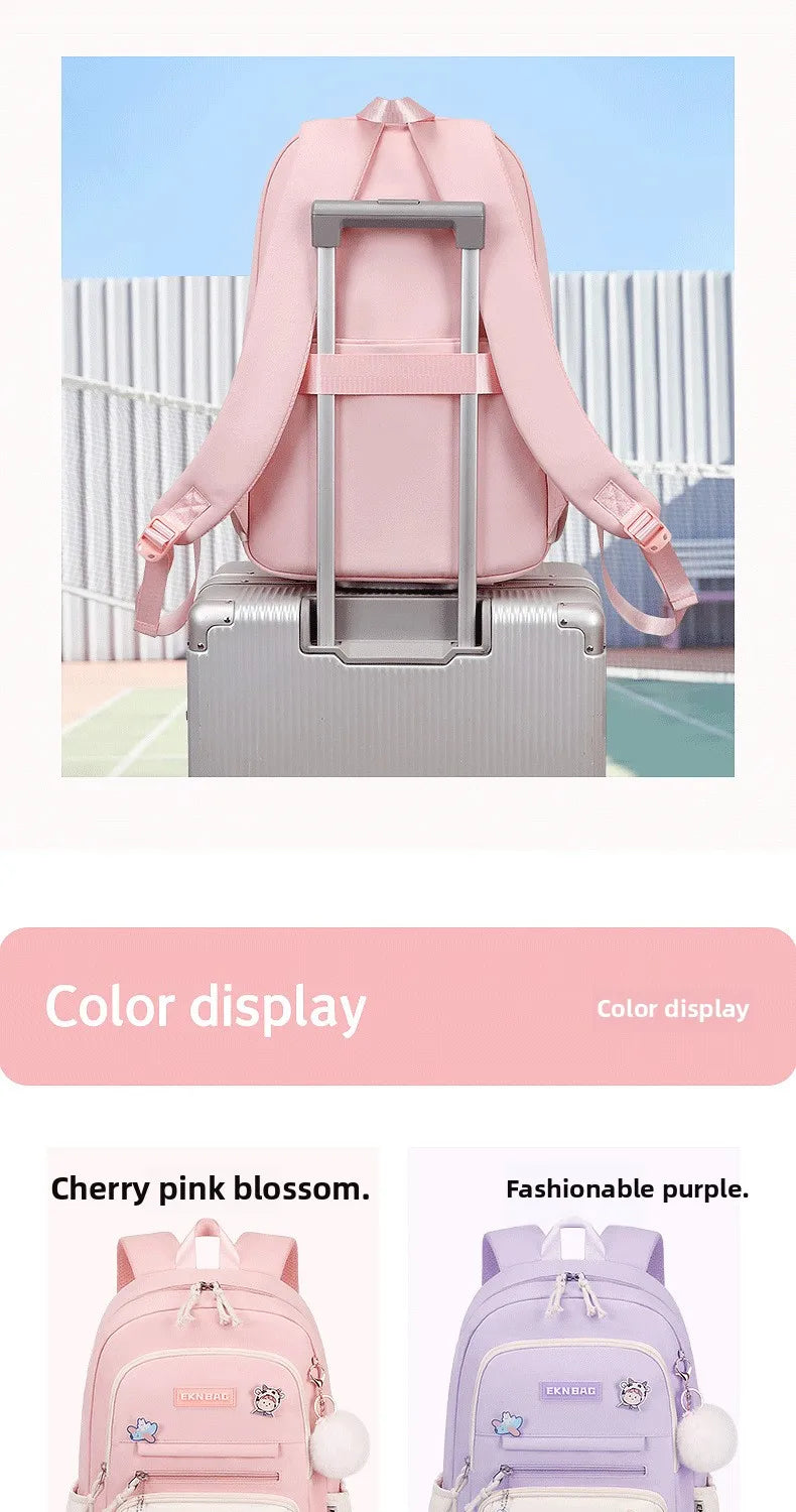 Child Girl Backpacks Primary Junior High School Bags for Girls Children Kids Bookbag Backpack New 2025 Back to School Girl