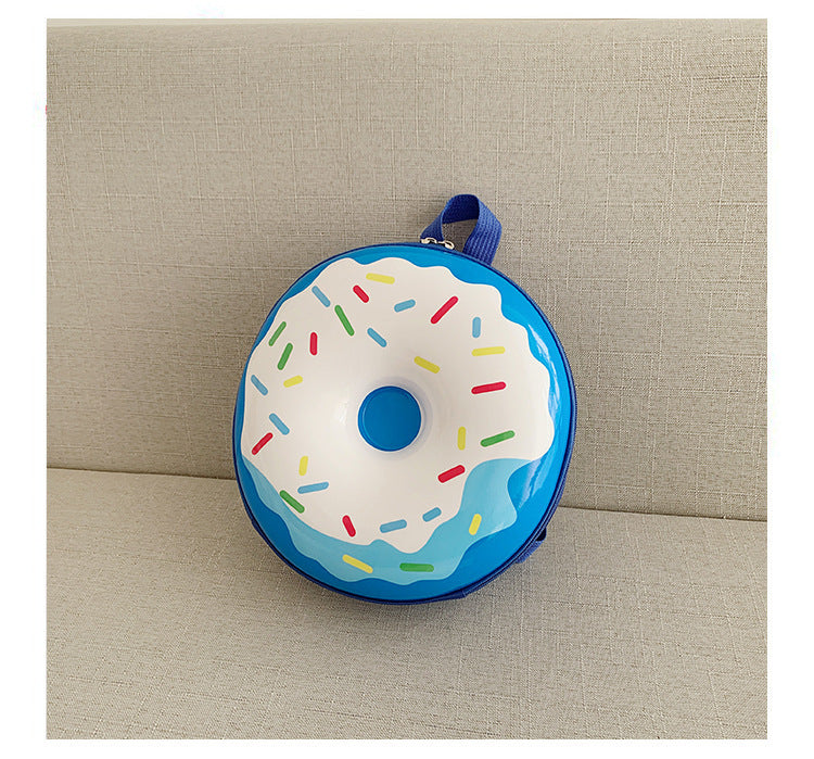 Cartoon Kids Backpack Cute Donut Eggshell | Baby's World Bangladesh