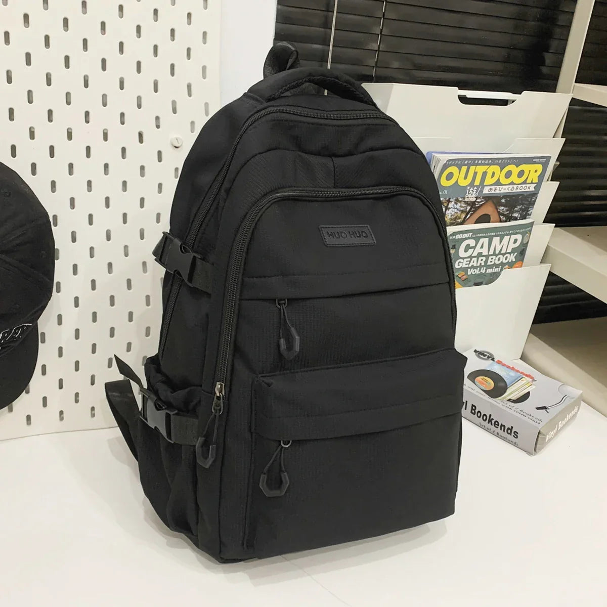 Schoolbag Unisex New Japanese Simple High School Student Junior High School Student Large-Capacity Backpack - Baby's World