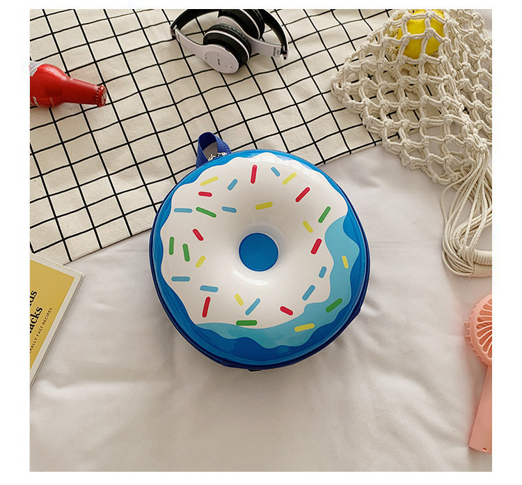 Cartoon Kids Backpack Cute Donut Eggshell | Baby's World Bangladesh
