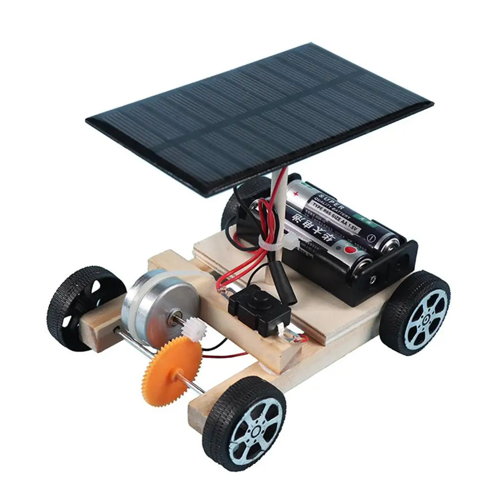 DIY Solar Electric Vehicle Science Teaching Tool Assembly Puzzle STEM Education Model Creative Invention Student Education