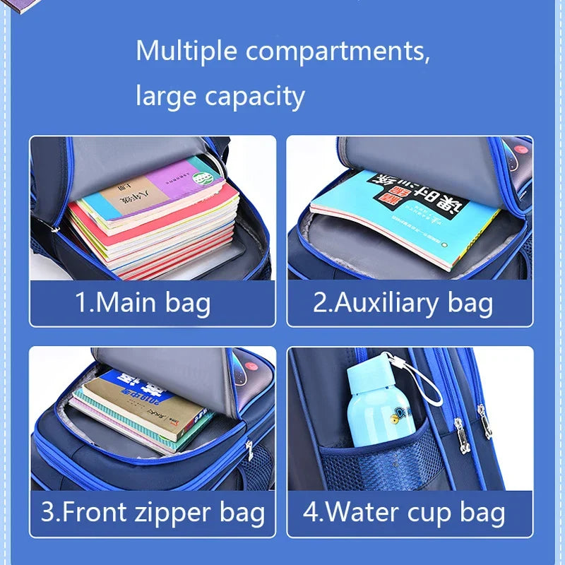 Children Backpack Cute Star Astronaut Kid School Bag Backpack Boy Student Teenagers Waterproof Baby Kindergarten Primary