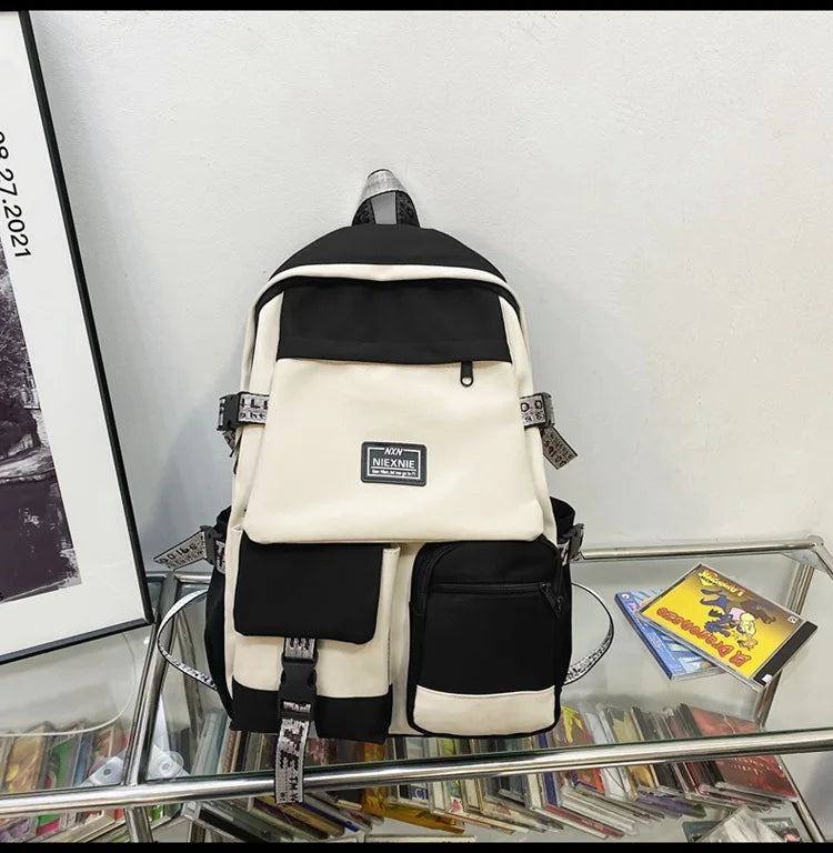 2025 Fashion Schoolbag Female Student Backpack Large Capacity Fashion Boy Backpack Computer Bag Femal School Backpack Travel