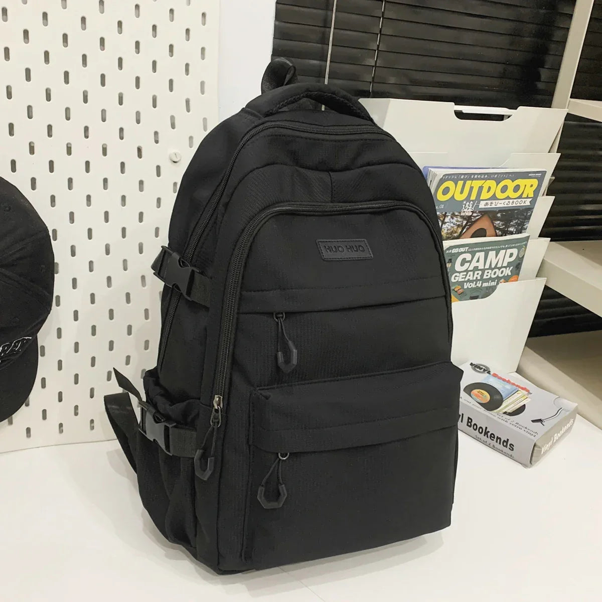 Schoolbag Unisex New Japanese Simple High School Student Junior High School Student Large-Capacity Backpack - Baby's World