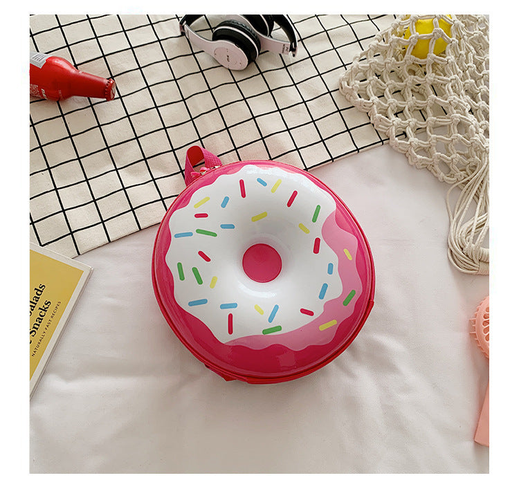 Cartoon Kids Backpack Cute Donut Eggshell | Baby's World Bangladesh